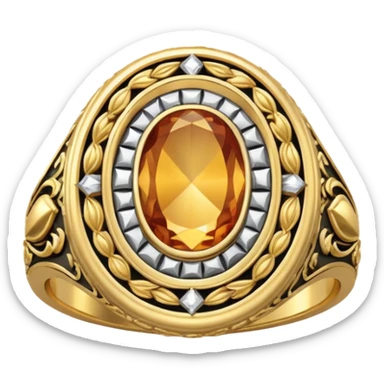 Superbowl ring sticker