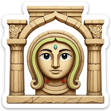 The Persian symbol of the Persepolis sticker