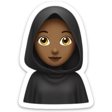 girl with a khimar sticker