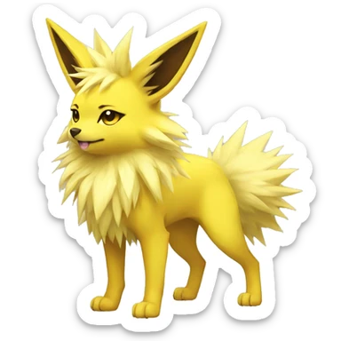 Jolteon full body sticker