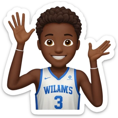 Jalen Williams 3 point celebration  sticker