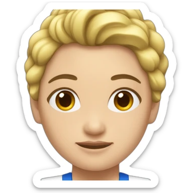 Mujer Gimnasia rítmica sticker