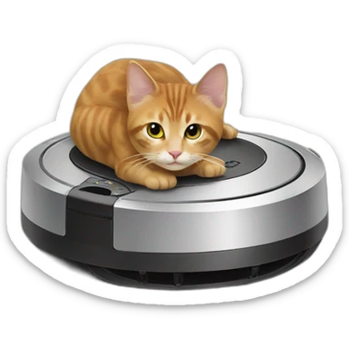 cat-on-roomba sticker
