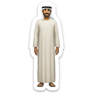 arab full-length sticker
