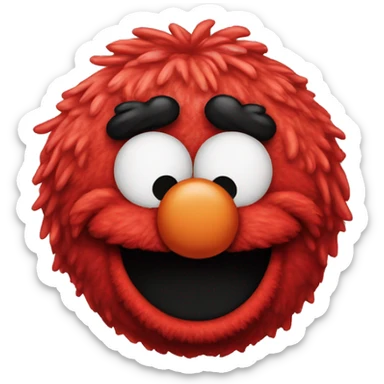 Cute Elmo head sticker