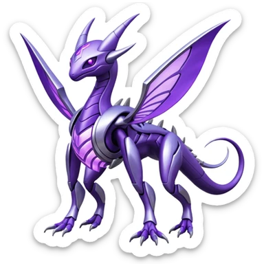 Genesect-Miraidon-Lunala-Fakémon-hybrid-creature (full body)  sticker