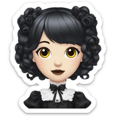 Goth lolita sticker