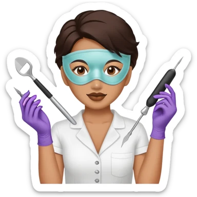 nail artist  sticker