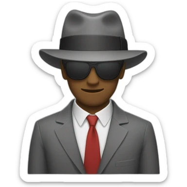 Invisible man sticker