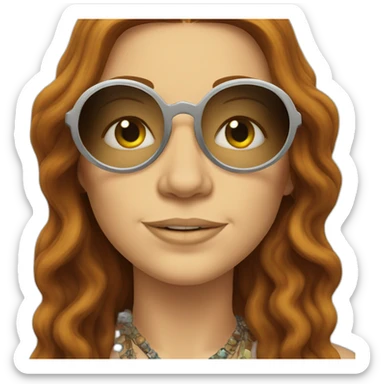 Janis Joplin sticker