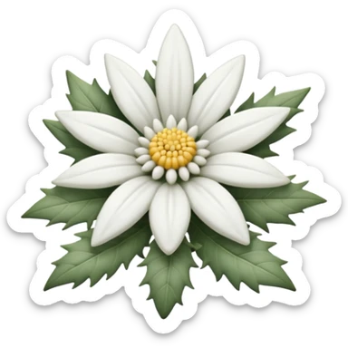 edelweiss realista sticker