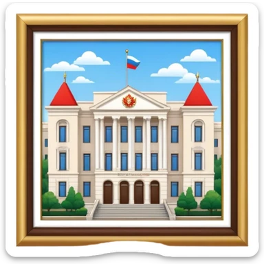 Russian embassy building sticker