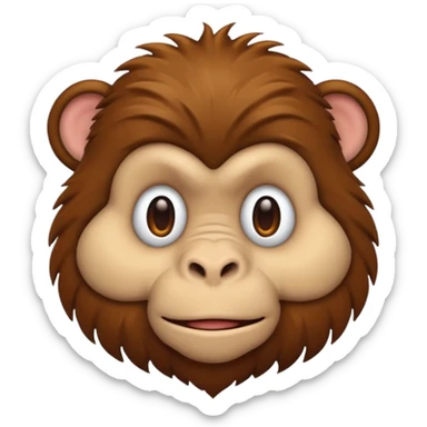 ape emoji sticker