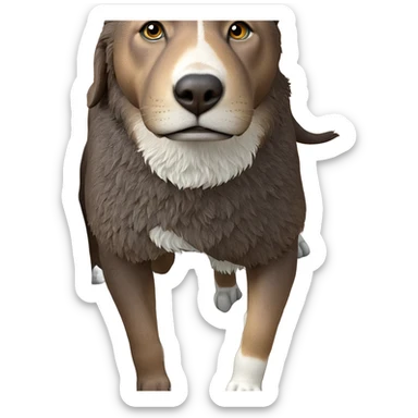 focused on wildlife beauty sticker