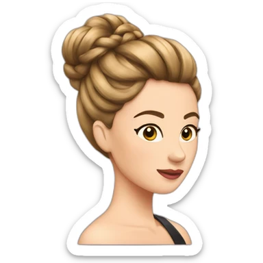 chignon sticker