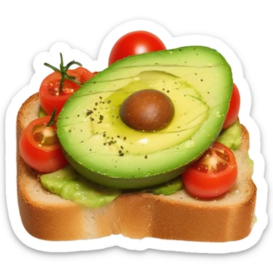 avocado toast sticker