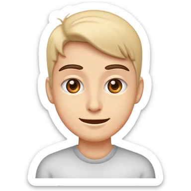 smirk with eye roll  sticker