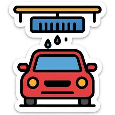 car wash sticker