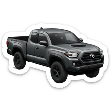Dark grey 2024 Tacoma sticker