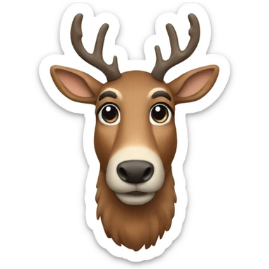 Reindeer sticker