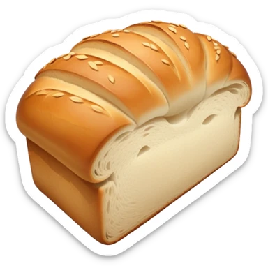 fresh baked loaf of bread sticker