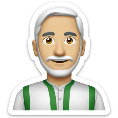 Doğu Türkistan bayrağı, Mavi renkli içerisinde beyaz renkli ay yıldız sticker