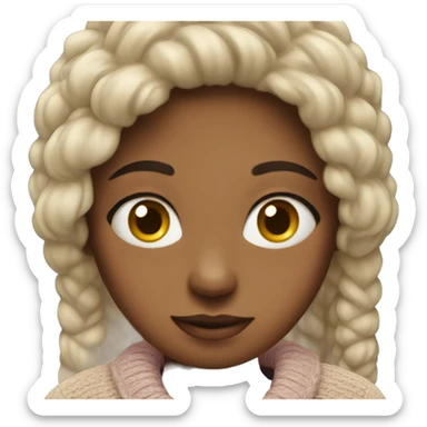 girl in sweater sticker