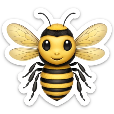bee flying sticker