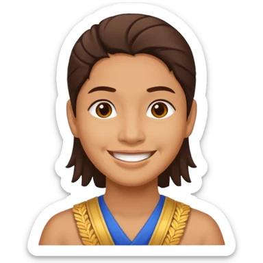 filipino wearing salakot sticker