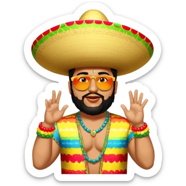 Joyful Reveler sticker