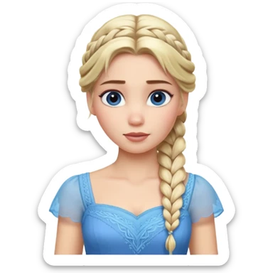 Elsa from the Frozen movie sticker