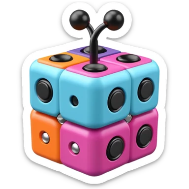 fidget cube sticker