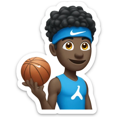 Smurf wearing Nike pros sticker