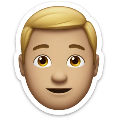 Man with massive belly sticker