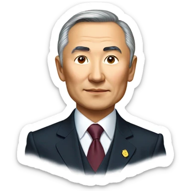 Nazarbaev President of Kazakhstan sticker