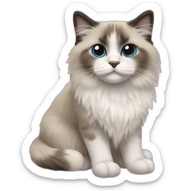 Ragdoll sticker
