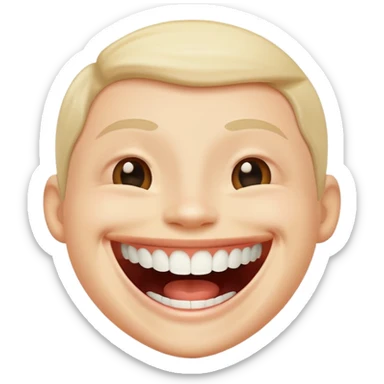 Knee slapper sticker