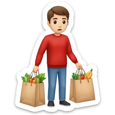 dumb shopper sticker