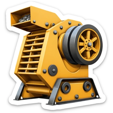 An Emoji of a KPI FT2650 Rock Crusher sticker