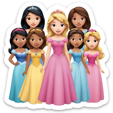 Princesas Disney sticker