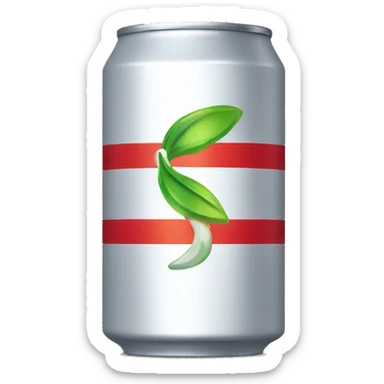 Energy drink can sticker