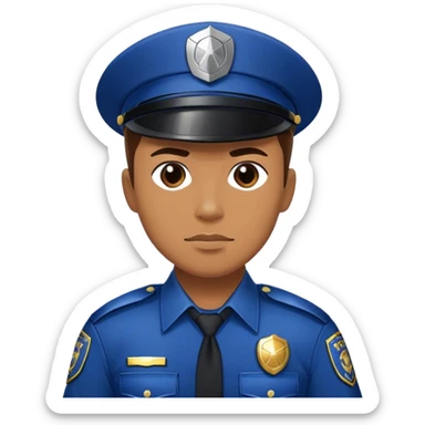 police officer avengers sticker