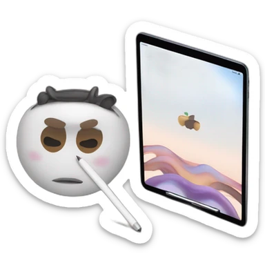 ipad pro 11 and apple pencil sticker