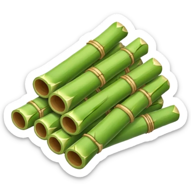 bamboo silica sticker
