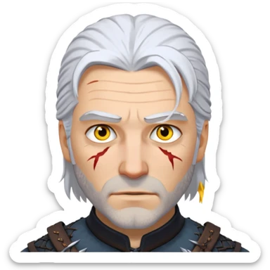 Geral of Rivia from Witcher 3 sticker