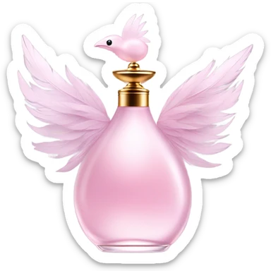 Bird perfume sticker