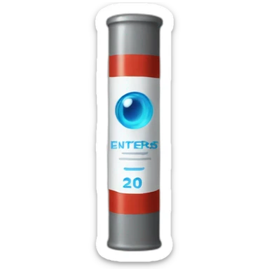 tube of enteresgel sticker