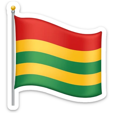 Nation of gods and earths universal flag sticker