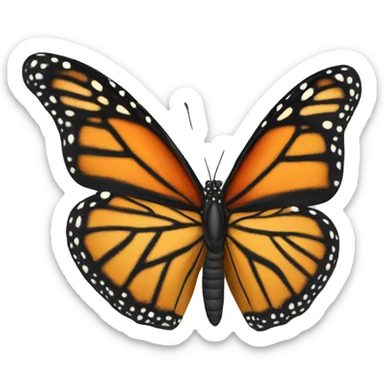 Monarch butterfly  sticker