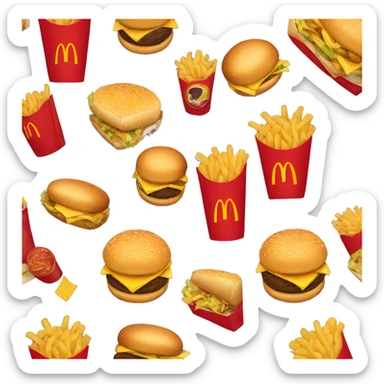 Mcdonalds sticker